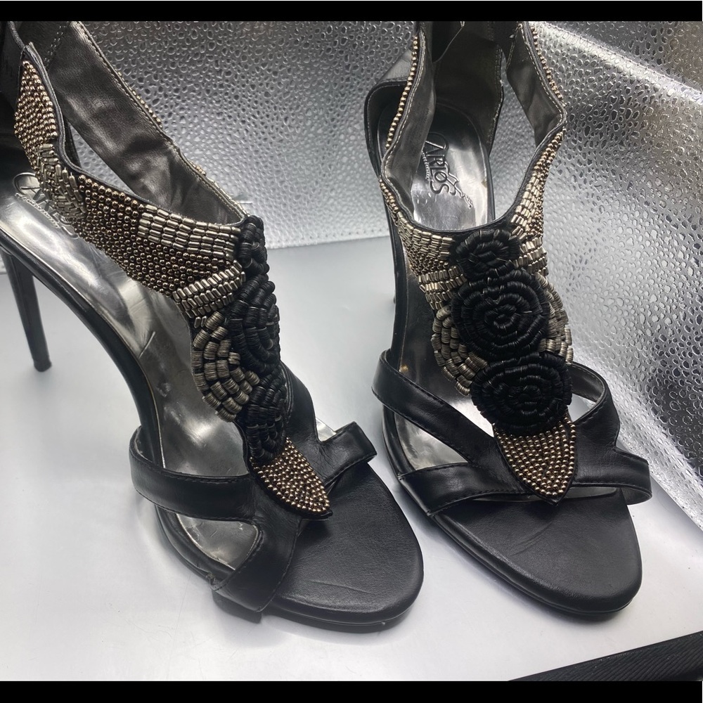 Carlos Santana beaded heels